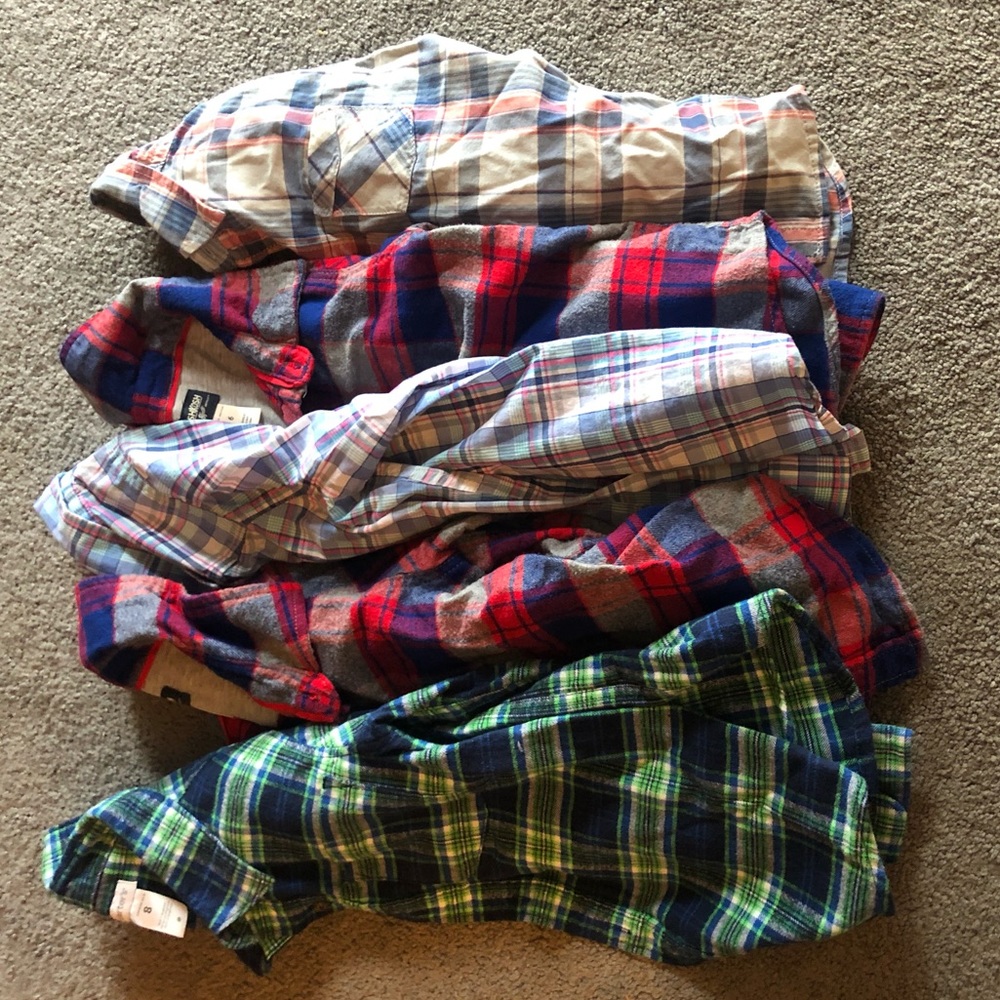 Kids Shirt Bundle - 5 button-ups